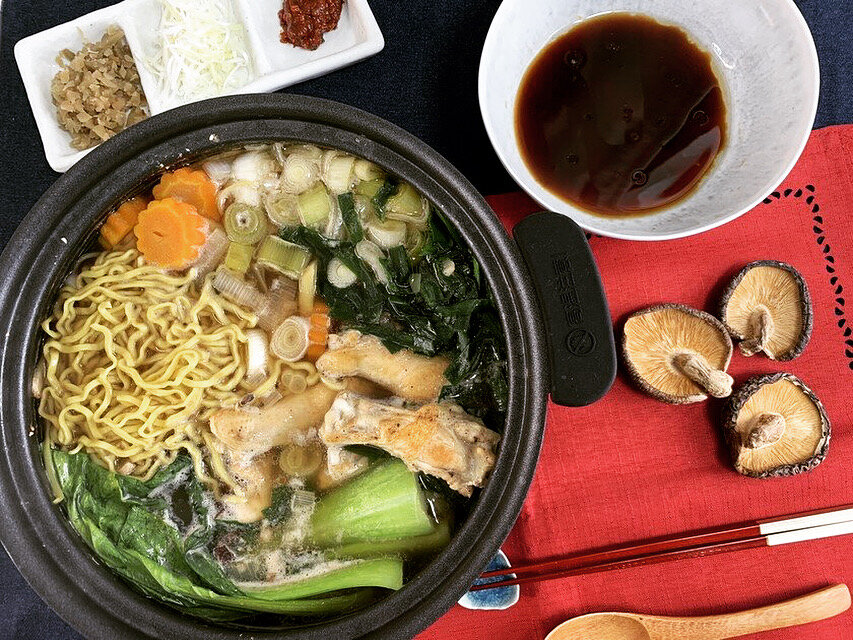 Using Shiitake Powder♪ Ramen Nabe SHIITAKE RECIPE